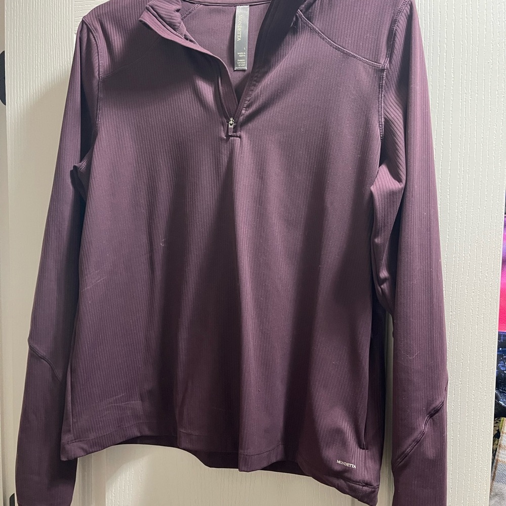 Purple Quarter-Zip Pullover